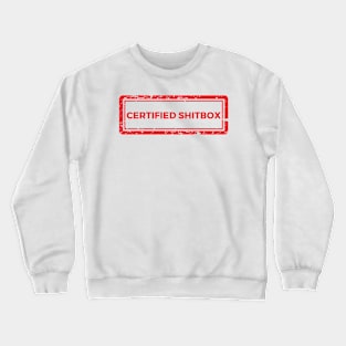 Certified Shitbox - Red Label Design Crewneck Sweatshirt